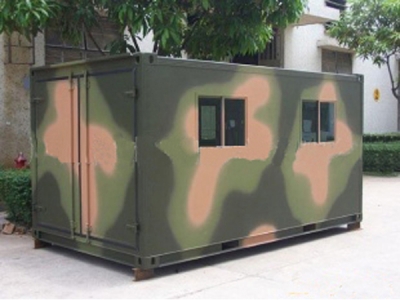 安徽軍用單體集裝箱活動(dòng)房